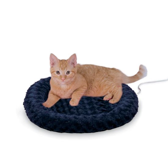 Picture of K&H Pet Products Thermo-Kitty Fashion Splash Bed Blue 16" x 16" x 2"