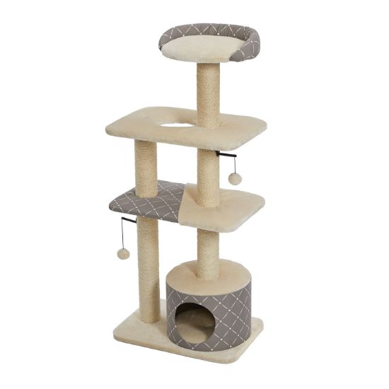 Picture of Midwest Feline Nuvo Tower Car Furniture Mushroom 22" x 15" x 50.5"