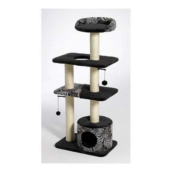 Picture of Midwest Catitude Tower Cat Furniture Black 22" x 15" x 50.5"