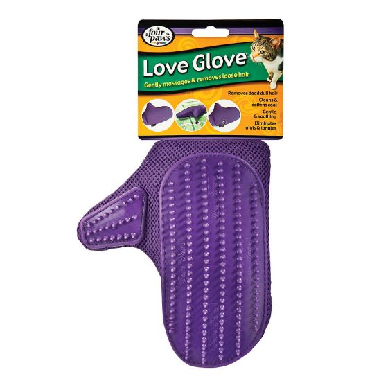 Picture of Four Paws Love Glove Grooming Mitt for Cats