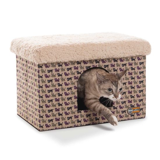 Picture of K&H Pet Products Kitty Bunkhouse Tan 12" x 18" x 12"