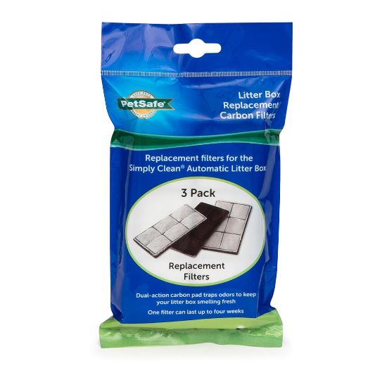 Picture of PetSafe Simply Clean Litter Box Replacement Carbon Filters 3 pack