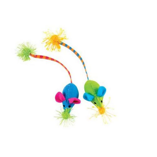 Picture of Petstages Twice Mice Multi-colored
