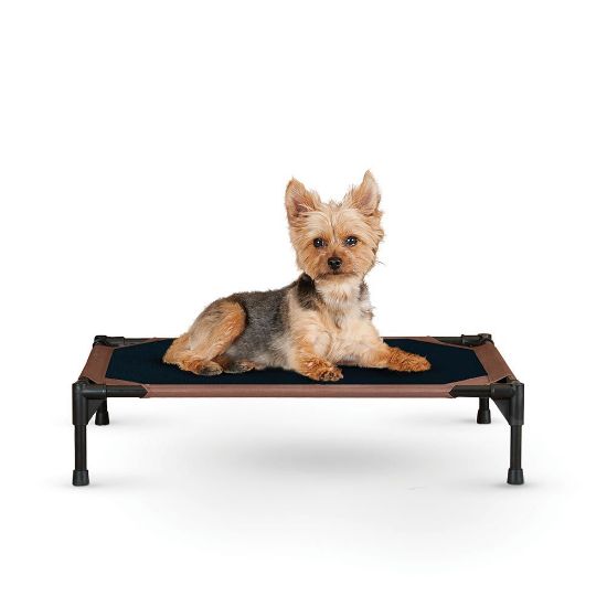 Picture of K&H Pet Products Pet Cot Small Chocolate 17" x 22" x 7"