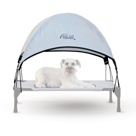 Picture of K&H Pet Products Pet Cot Canopy Medium Gray 25" x 32" x 23"