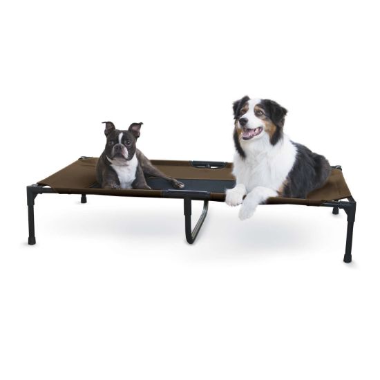 Picture of K&H Pet Products Original Pet Cot Extra Large Chocolate 32" x 50" x 9"