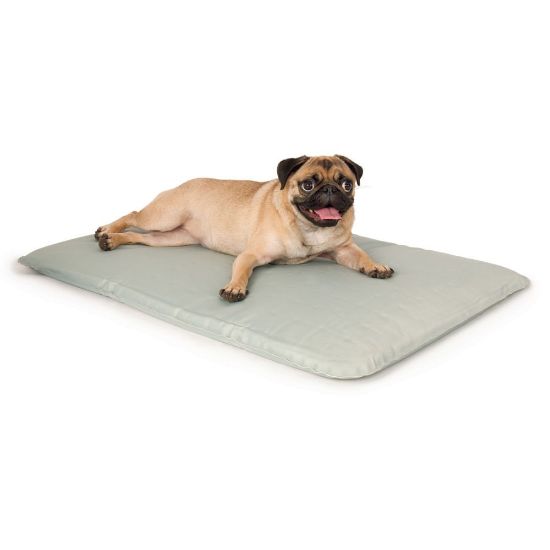 Picture of K&H Pet Products Cool Bed III Thermoregulating Pet Bed Small Gray 17" x 24" x 0.5"