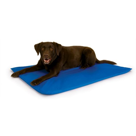 Picture of K&H Pet Products Cool Bed III Thermoregulating Pet Bed Large Blue 32" x 44" x 0.5"