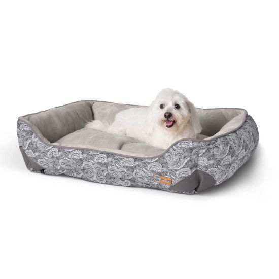 Picture of K&H Pet Products Self-Warming Lounge Sleeper Medim Gray 24" x 30" x 9"