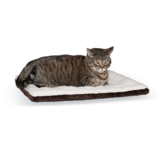 Picture of K&H Pet Products Self-warming Pet Pad Oatmeal/Chocolate 21" x 17" x 1"