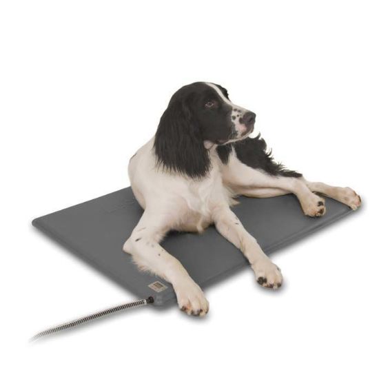 Picture of K&H Pet Products Deluxe Lectro-Kennel Small Gray 12.5" x 18.5" x 0.5"