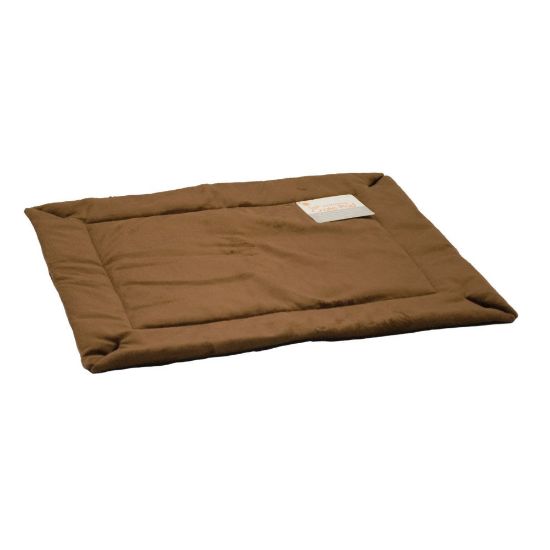 Picture of K&H Pet Products Self-Warming Crate Pad Extra Small Mocha 14" x 22" x 0.5"