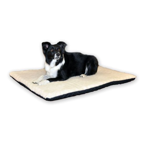 Picture of K&H Pet Products Ortho Thermo Pet Bed Large White / Green 24" x 37" x 3"