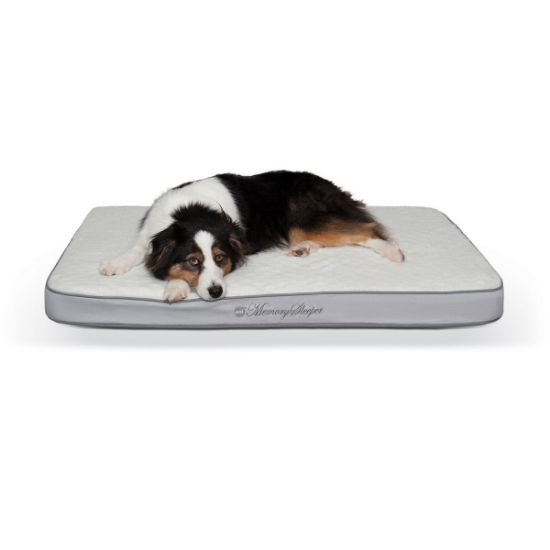 Picture of K&H Pet Products Memory Sleeper Pet Bed Gray 29" x 45" x 3.75"