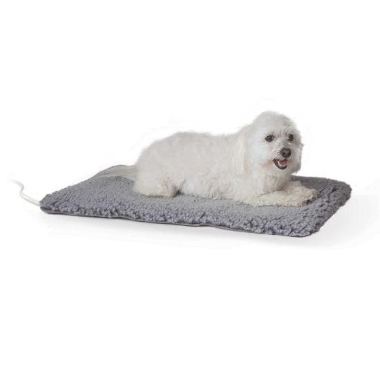 Picture of K&H Pet Products Thermo-Plush Pet Pad Medium Gray 17.5" x 28" x 1"