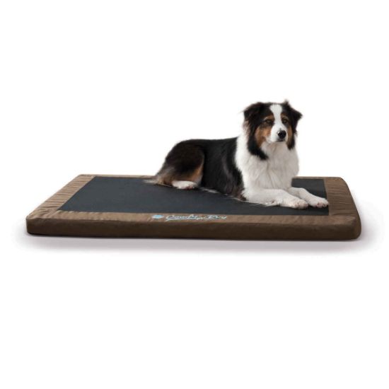 Picture of K&H Pet Products Comfy n' Dry Indoor-Outdoor Pet Bed Large Chocolate 36" x 48" x 2.5"