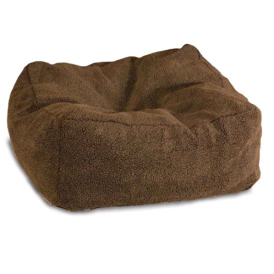 Picture of K&H Pet Products Cuddle Cube Pet Bed Small Mocha 24" x 24" x 12"