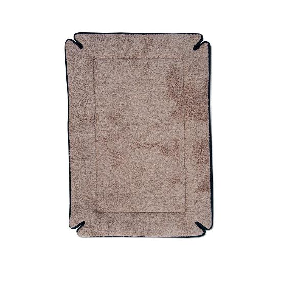 Picture of K&H Pet Products Memory Foam Dog Crate Pad Mocha 14" x 22" x 0.5"