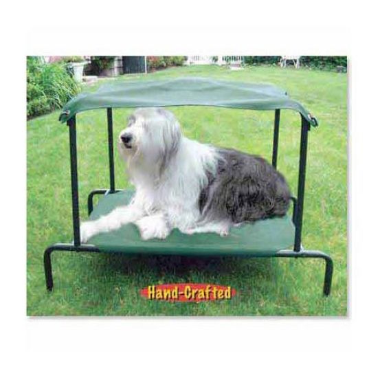 Picture of Puppywalk Breezy Bed Outdoor Dog Bed Green 28" x 20" x 25"