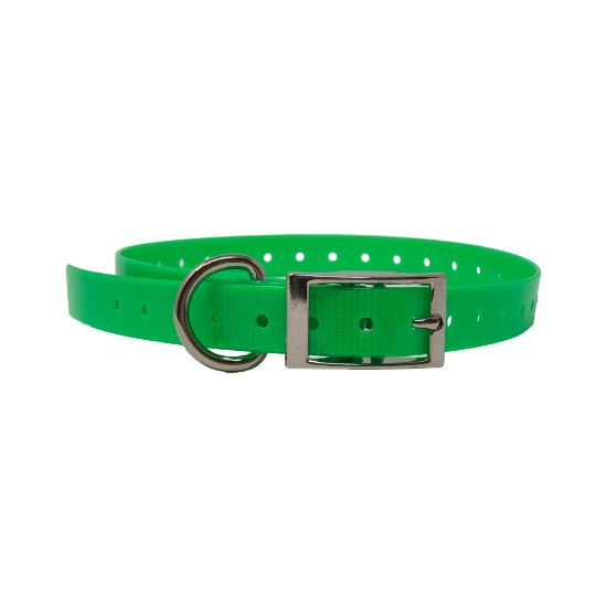 Picture of The Buzzard's Roost Replacement Collar Strap 3/4" Neon Green 3/4" x 24"