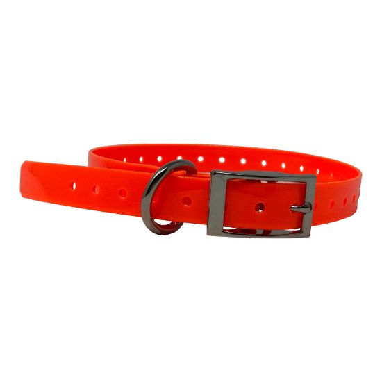 Picture of The Buzzard's Roost Replacement Collar Strap 3/4" Orange 3/4" x 24"