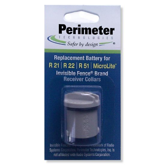 Picture of Perimeter Technologies Invisible Fence Compatible R21 and R51 Dog Collar Battery Gray