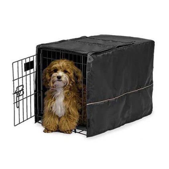 Picture of Midwest Quiet Time Pet Crate Cover Black 23" x 13.5" x 15"