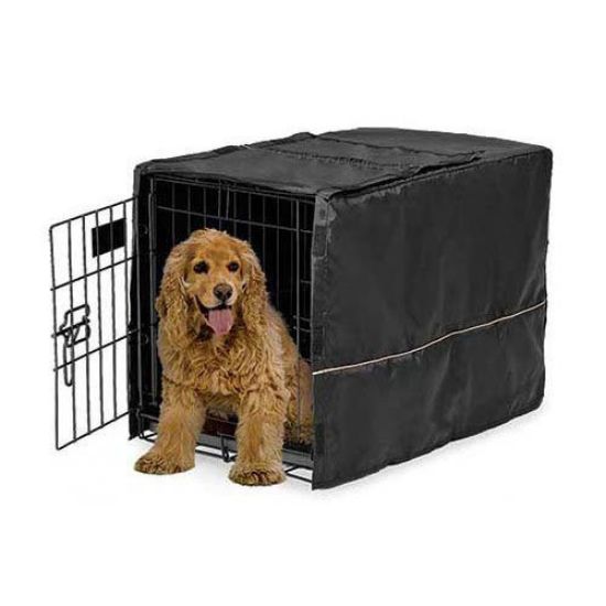 Picture of Midwest Quiet Time Pet Crate Cover Black 30.5" x 20" x 20.5"
