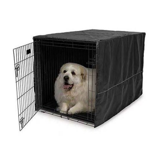 Picture of Midwest Quiet Time Pet Crate Cover Black 48.5" x 31" x 31"