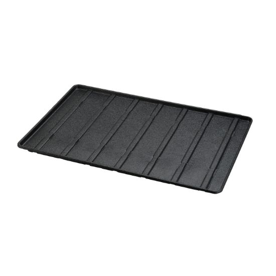Picture of Richell Expandable Floor Tray Small Black 37"-62.2" x 24.8" x 1"