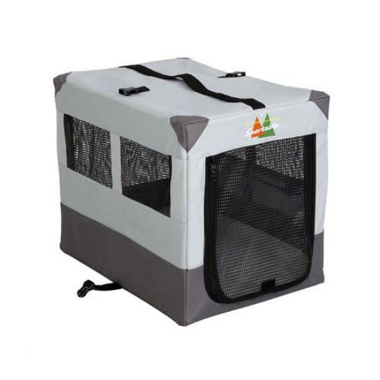 Picture of Midwest Canine Camper Sportable Crate Gray 24" x 17.5" x 20.25"