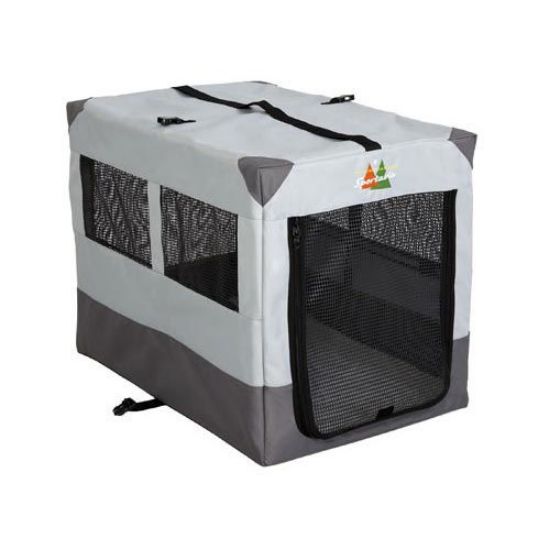 Picture of Midwest Canine Camper Sportable Crate Gray 31" x 21.50" x 24"