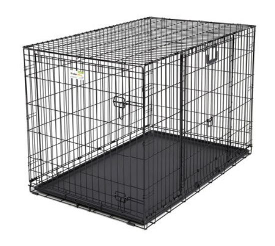 Picture of Midwest Ovation Double Door Crate with Up and Away Door Black 37.25" x 23" x 25"