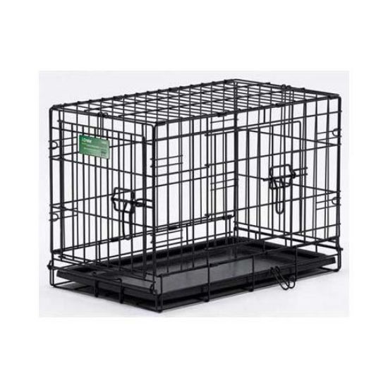 Picture of Midwest Dog Double Door i-Crate Black 18" x 12" x 14"