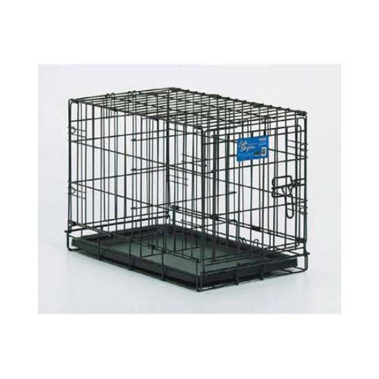 Picture of Midwest Life Stages Single Door Dog Crate Black 22" x 13" x 16"