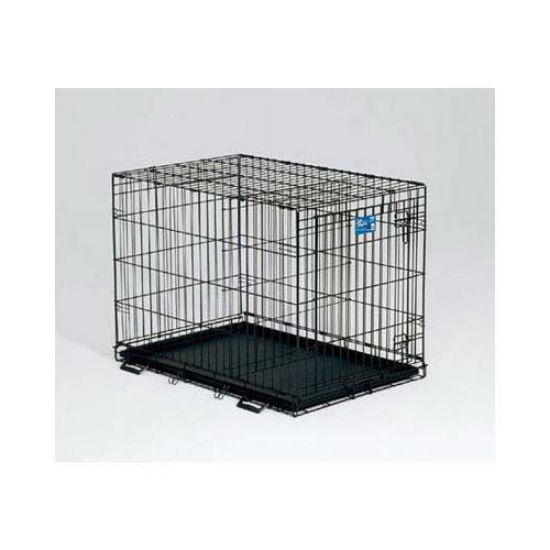 Picture of Midwest Life Stages Single Door Dog Crate Black 24" x 18" x 21"