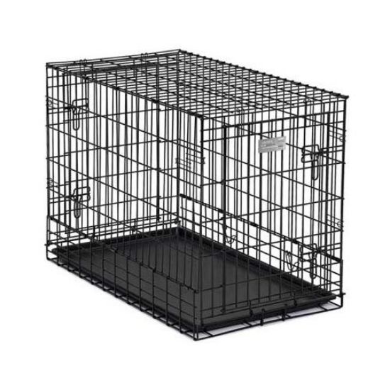 Picture of Midwest Solutions Series Side-by-Side Double Door SUV Dog Crates Black 36" x 21" x 26"
