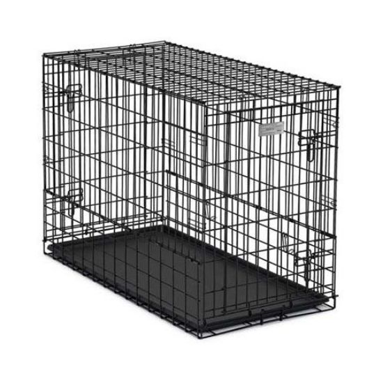 Picture of Midwest Solutions Series Side-by-Side Double Door SUV Dog Crates Black 42" x 21" x 30"