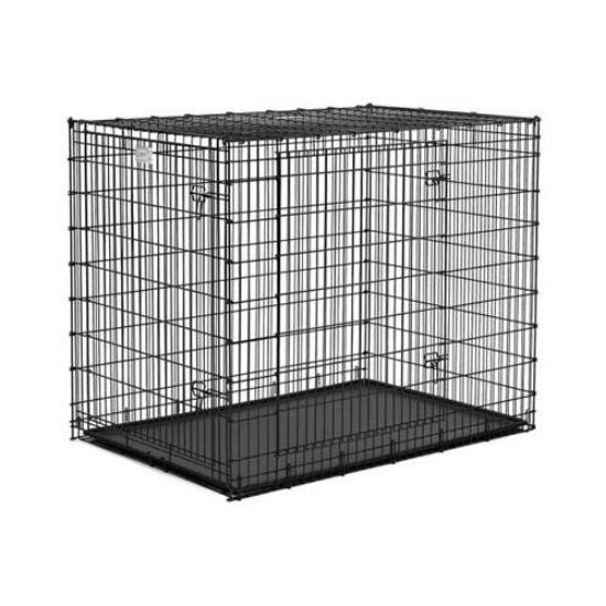 Picture of Midwest Solution Series Ginormous Double Door Dog Crate Black 54" x 37" x 45"