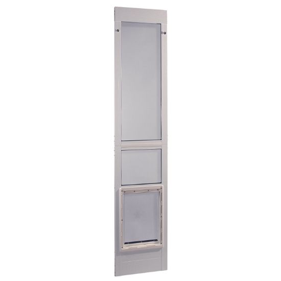 Picture of Ideal Pet Products Vinyl Modular Pet Patio Door Extra Large White 2.5" x 17.25" x 80"