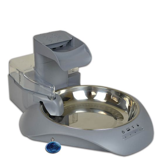 Picture of Our Pets SmartLink Waterer Intelligent Water Fountain Grey 17" x 14.5" x 8"