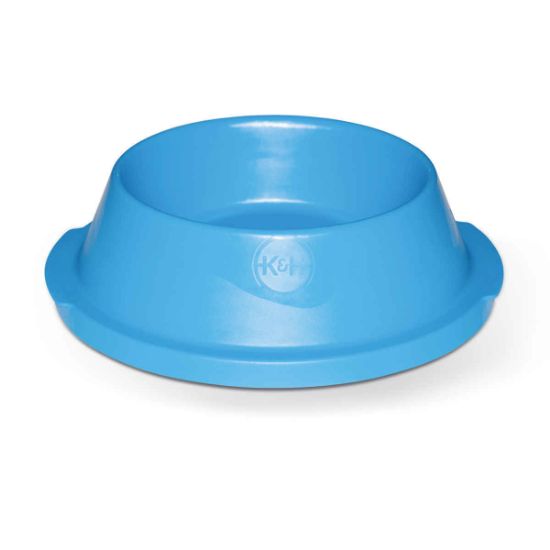 Picture of K&H Pet Products Coolin' Pet Bowl 32 oz. Blue 10.5" x 10.5" x 3"