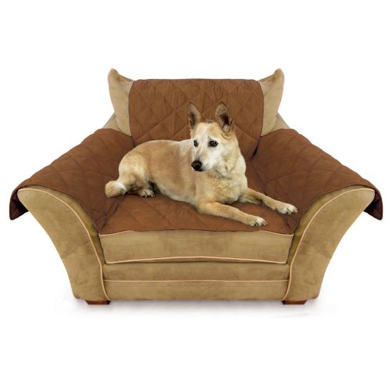Picture of K&H Pet Products Furniture Cover Chair Mocha 22" x 26" seat, 42" x 47" back, 22" x 26" side arms