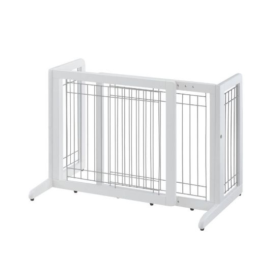 Picture of Richell Freestanding Pet Gate HL Small White 26.4" - 40.2" x 17.7" x 20.1"