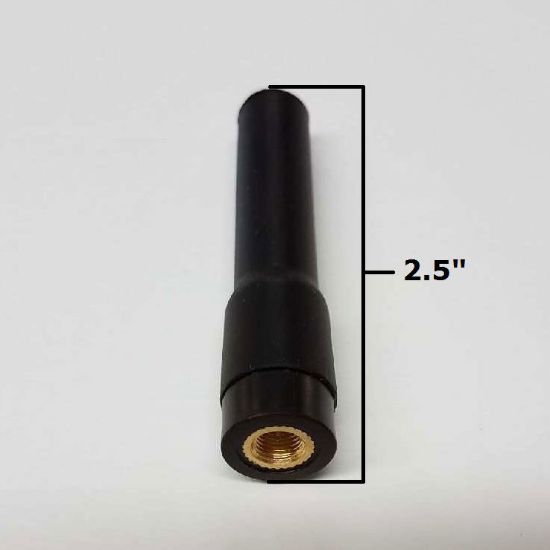 Picture of The Buzzard's Roost Shorty Extended Range Antenna Black 0.5" x 0.5" x 2.5"