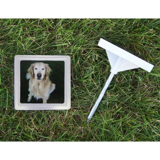 Picture of Hueter Toledo Memory Stone with Photo Frame Small Gray 5" x 5" x 1.25"