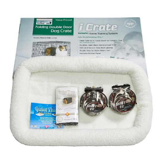 Picture of Midwest iCrate Dog Crate Kit Medium 30" x 19" x 21"