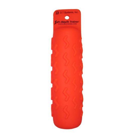 Picture of D.T. Systems Sporting Dog Soft Mouth Trainer Dummy 3 pack Large Orange 11.5" x 2.5" x 2.5"