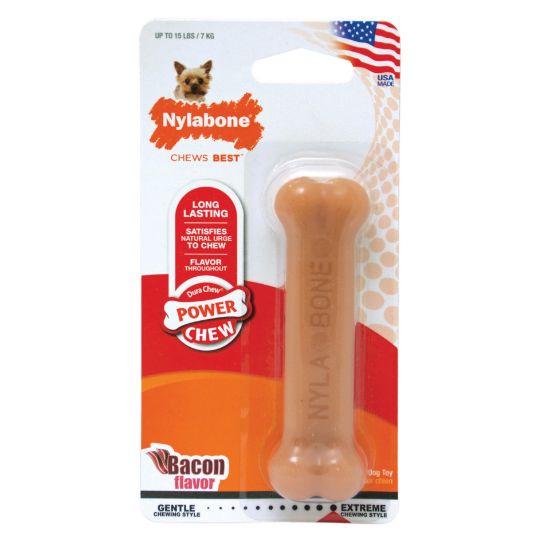 Picture of Nylabone Power Chew Bacon Chew Toy Petite