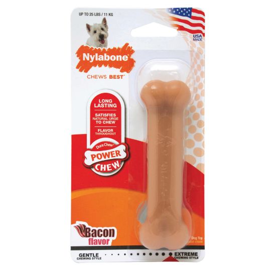 Picture of Nylabone Power Chew Bacon Chew Toy Regular